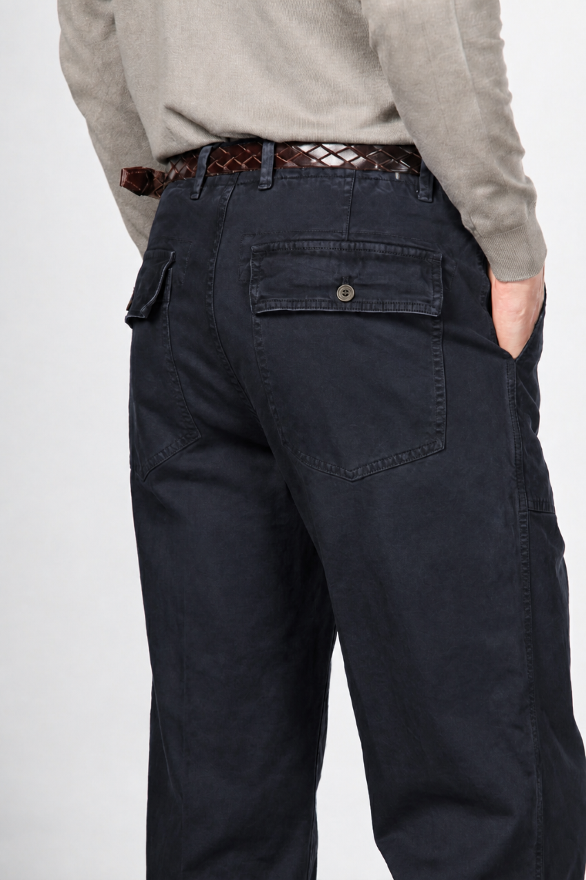 Prescott Fatique pantalone chino uomo in gabardina relaxed fit