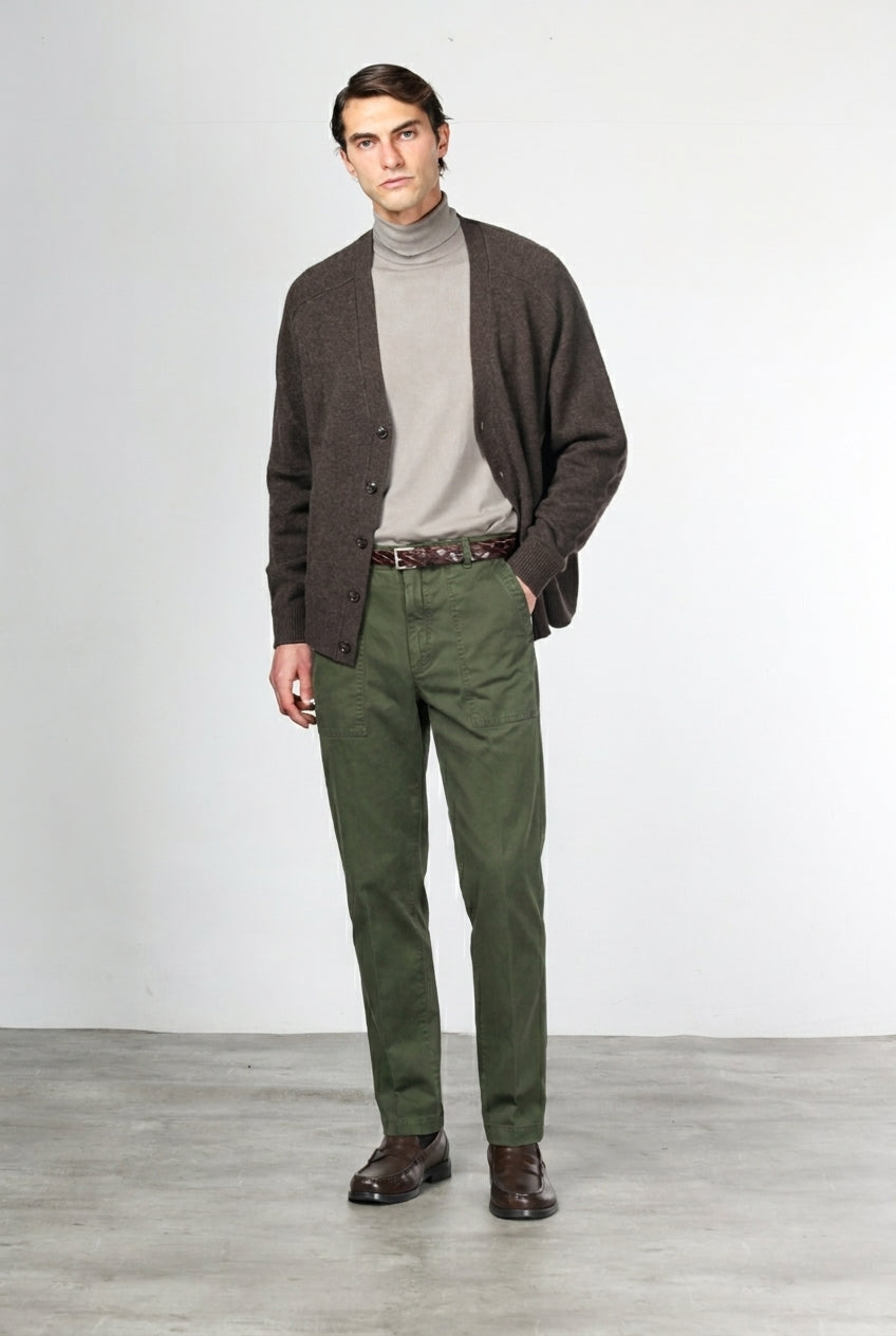 Prescott Fatigue men’s chino pants in gabardine with relaxed fit

