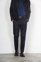 Chinos pantalone chino uomo in tecno denim stretch relaxed fit