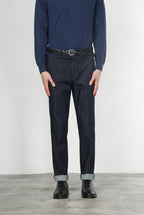 Chinos pantalone chino uomo in tecno denim stretch relaxed fit