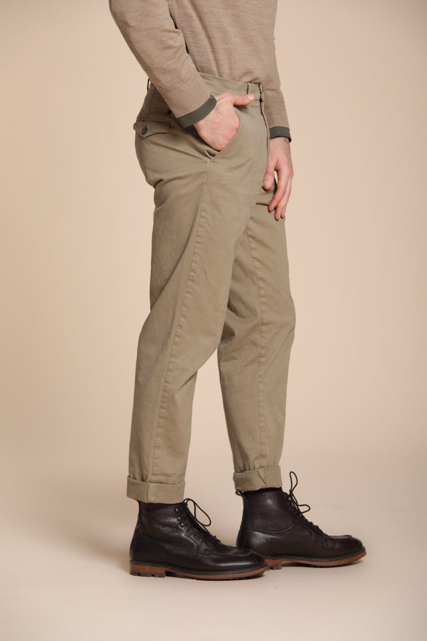 Chinos pantalón chino de hombre en gabardina relaxed fit