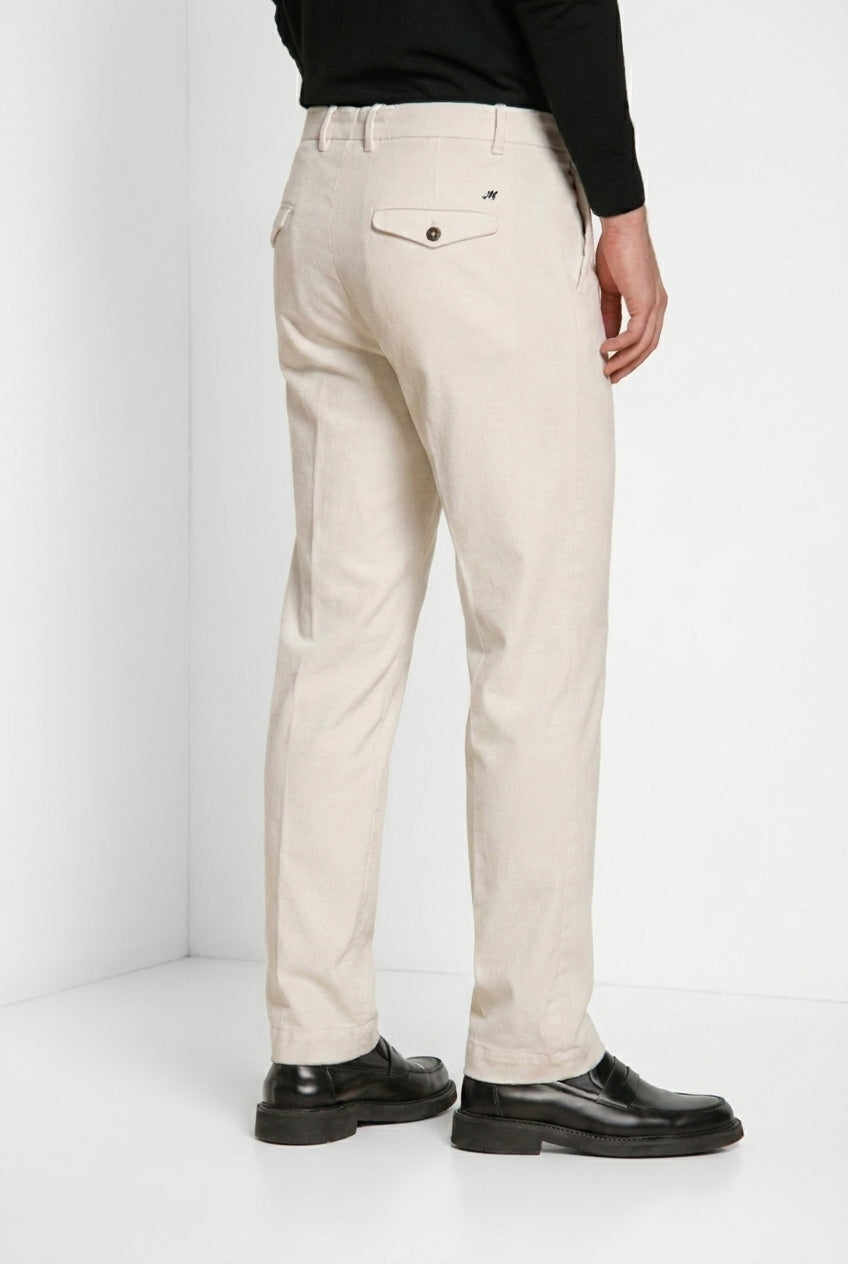Chinos pantalone chino uomo in gabardina relaxed fit