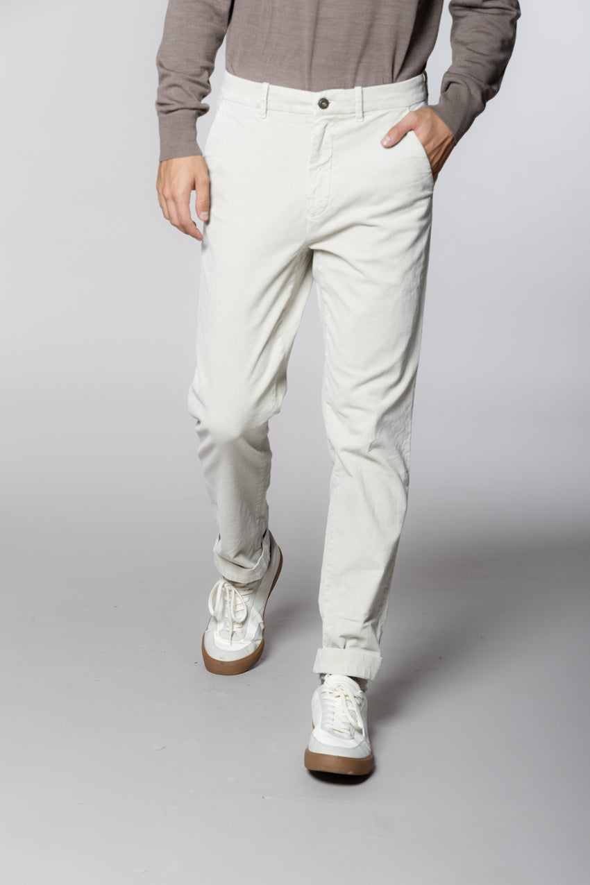 Chinos pantalon chino homme en velours 1000 raies relaxed fit