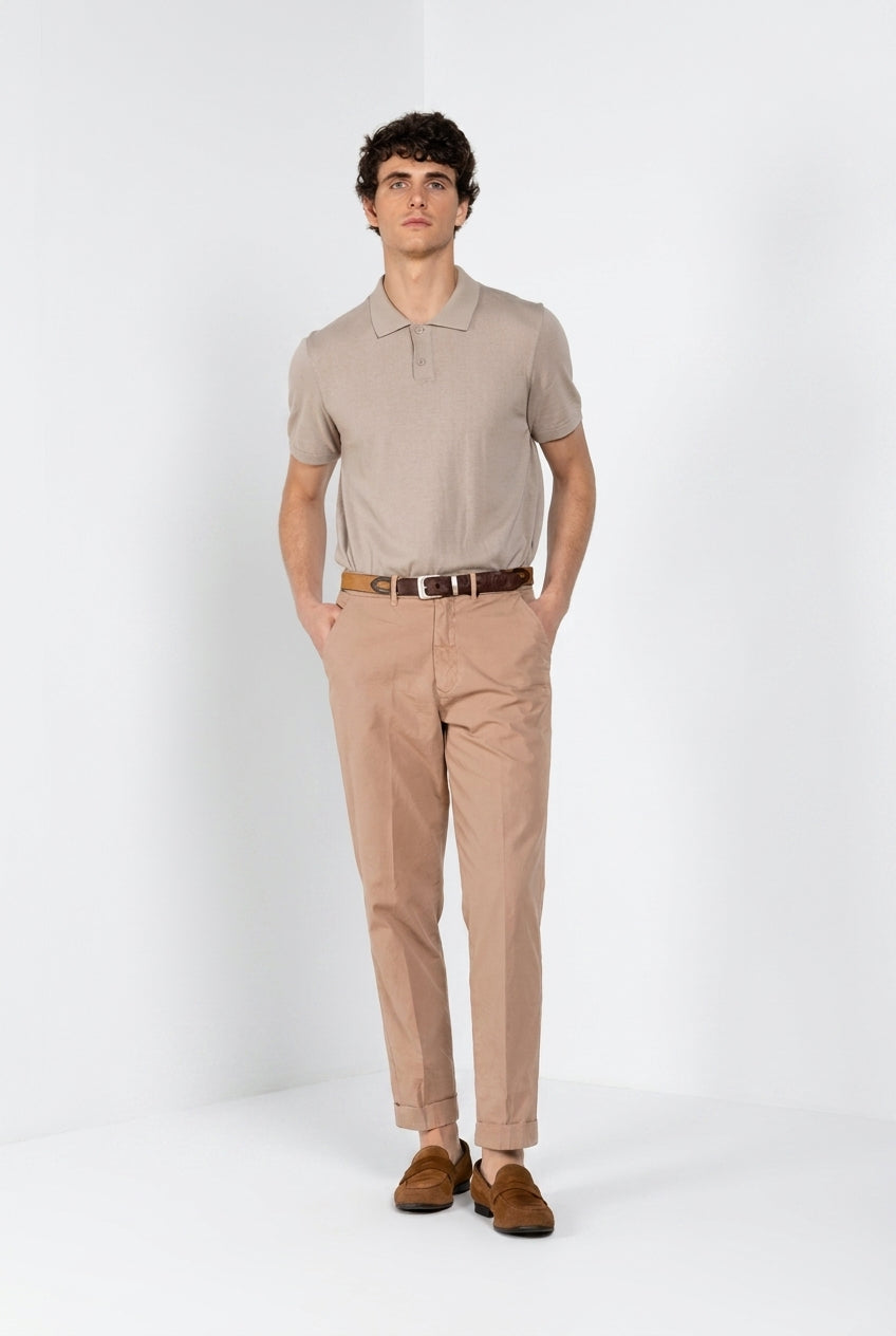 Chinos pantalón chino hombre en lona oxford relaxed fit