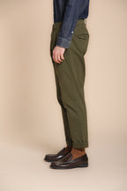 Pinces pantalon chino homme en gabardine relaxed fit