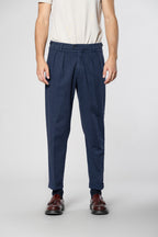 Don Johnson 2 Pinces pantalon chino homme en bull carrot fit