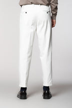 Don Johnson 2 Pinces pantalon chino homme en bull carrot fit
