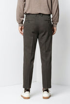 Don Johnson 2 Pinces pantalone chino uomo in bull carrot fit