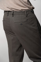 Don Johnson 2 Pinces pantalon chino homme en bull carrot fit
