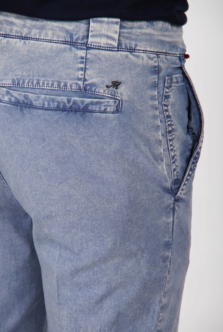 Madison M74 men's chino pants in lightweight stretch twill carrot fit