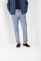 Madison M74 men's chino pants in lightweight stretch twill carrot fit