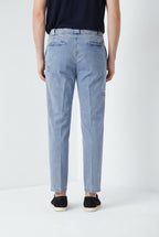 Madison M74 men's chino pants in lightweight stretch twill carrot fit