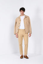 Madison M74 pantalone chino uomo in twill leggero stretch carrot fit