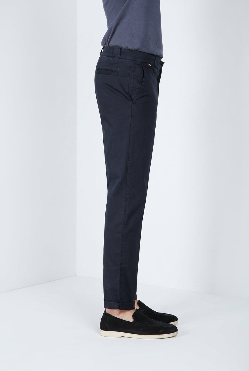 Madison M74 men's chino pants in lightweight stretch twill carrot fit