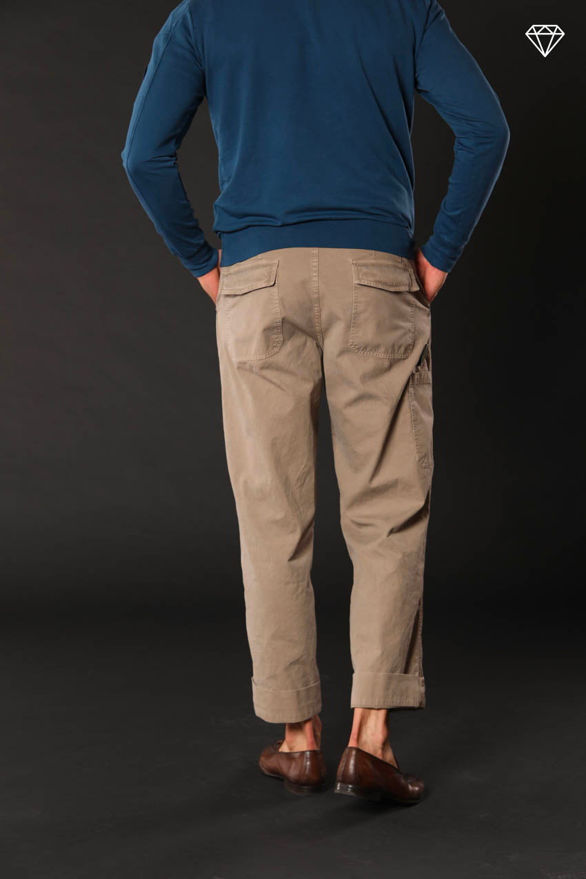 San Andreas M74 pantalone cargo uomo in canvas oxford logo edition relaxed fit ①