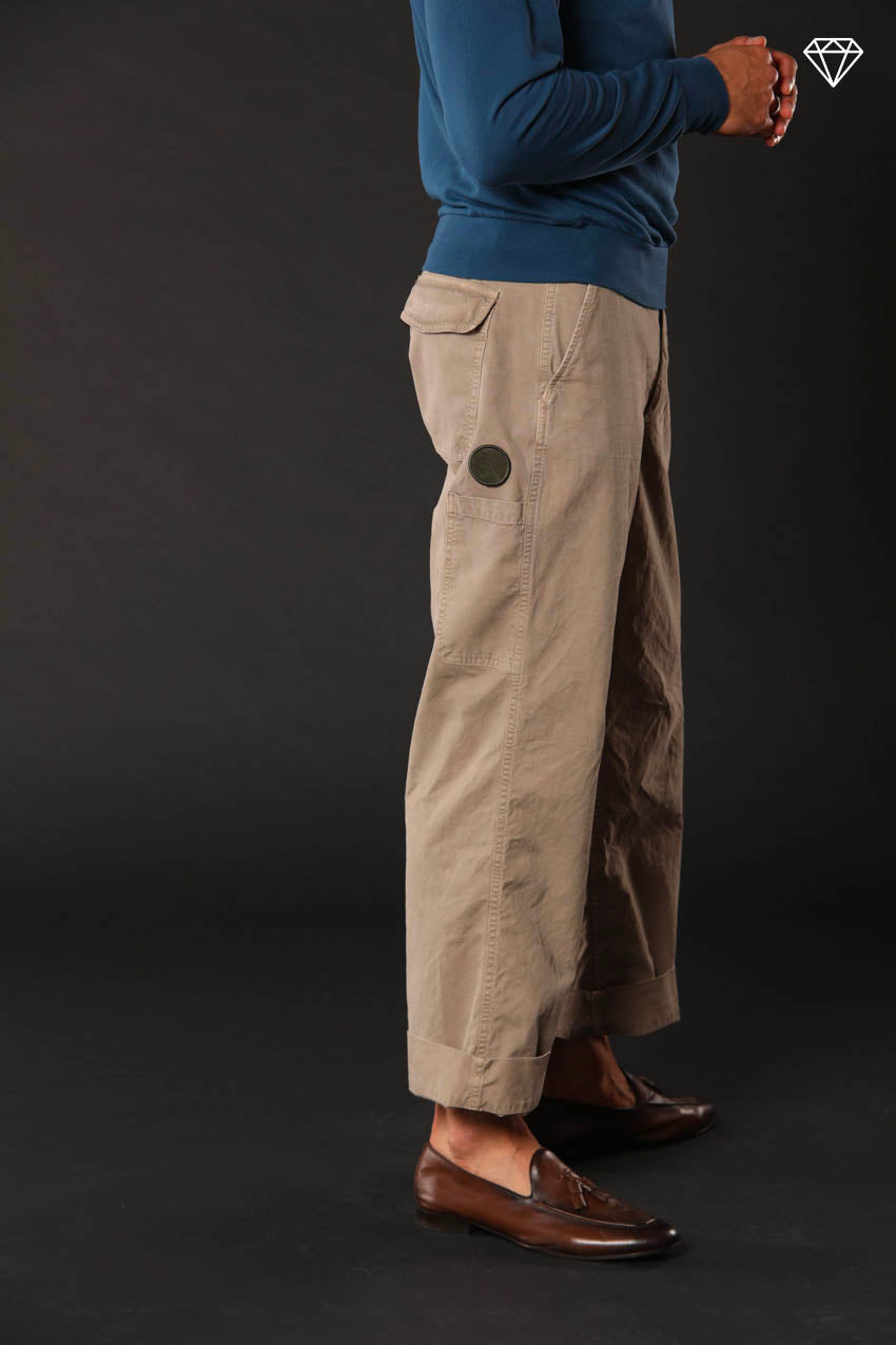 San Andreas M74 pantalone cargo uomo in canvas oxford logo edition relaxed fit ①