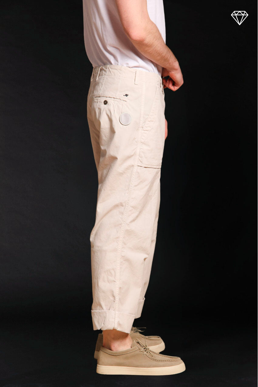 San Luis M74 men's cargo pants in Oxford canvas logo edition relaxed fit ①