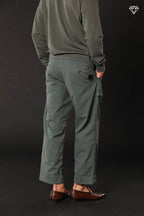 San Luis M74 men's cargo pants in Oxford canvas logo edition relaxed fit ①
