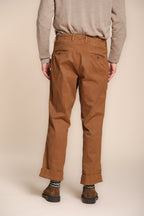 Foto 5 San Luis M74 pantalone cargo uomo in gabardina relaxed fit