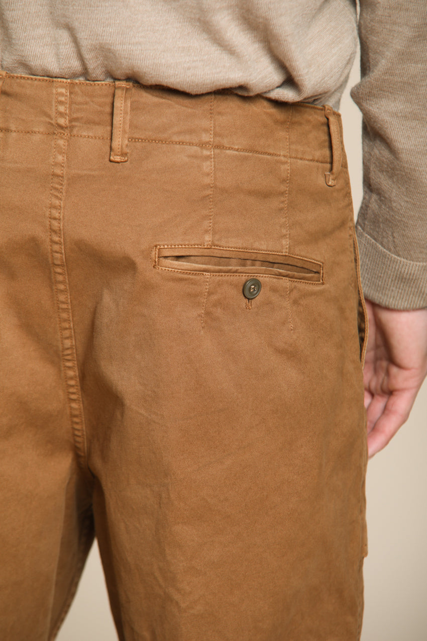 Foto 2 San Luis M74 pantalone cargo uomo in gabardina relaxed fit