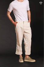 San Juan M74 men's cargo pants in Oxford canvas logo edition relaxed fit ①