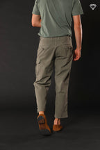 San Juan M74 pantalone cargo uomo in canvas oxford logo edition relaxed fit ①