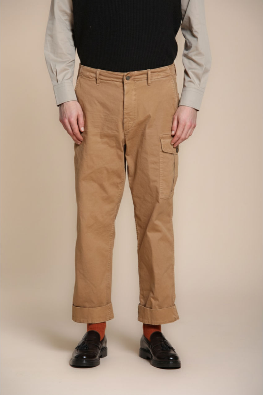 San Juan M74 pantalon cargo homme en gabardine relaxed fit 