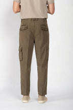Cuba Work M74 pantalon cargo homme en coton flammé relaxed fit ①