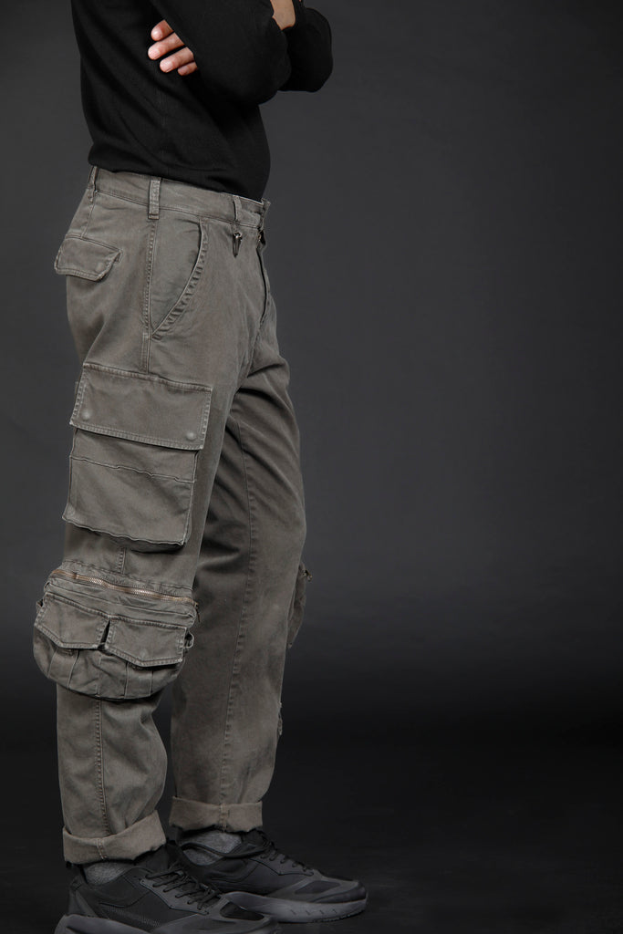 New Wilbour Multipocket Pantalone cargo uomo in gabardina limited edition ①