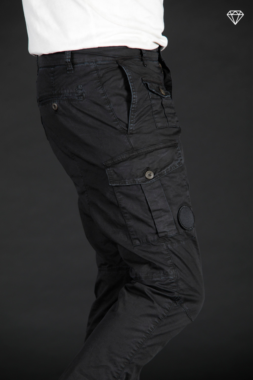 George Coolpocket pantalon cargo homme en coton pima léger ltd coupe Carrot ①