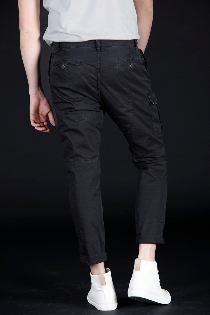 George Coolpocket pantalone cargo uomo in twill limited edition carrot fit ①
