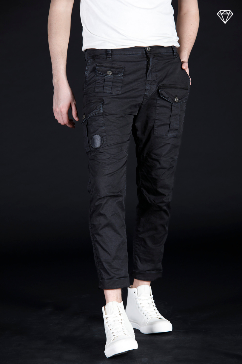 George Coolpocket pantalon cargo homme en coton pima léger ltd coupe Carrot ①