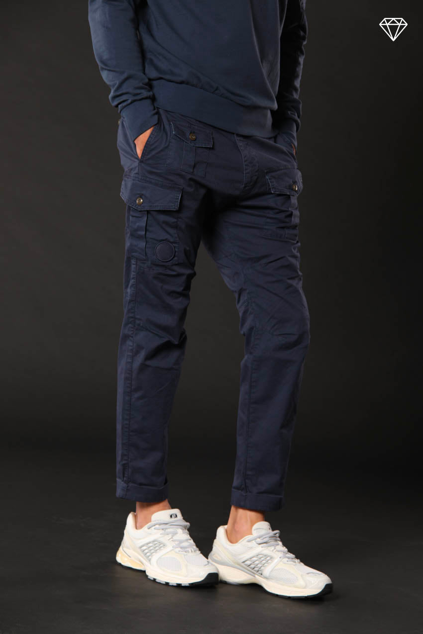 George Coolpocket pantalón cargo hombre en algodón pima ligero ltd carrot fit ①