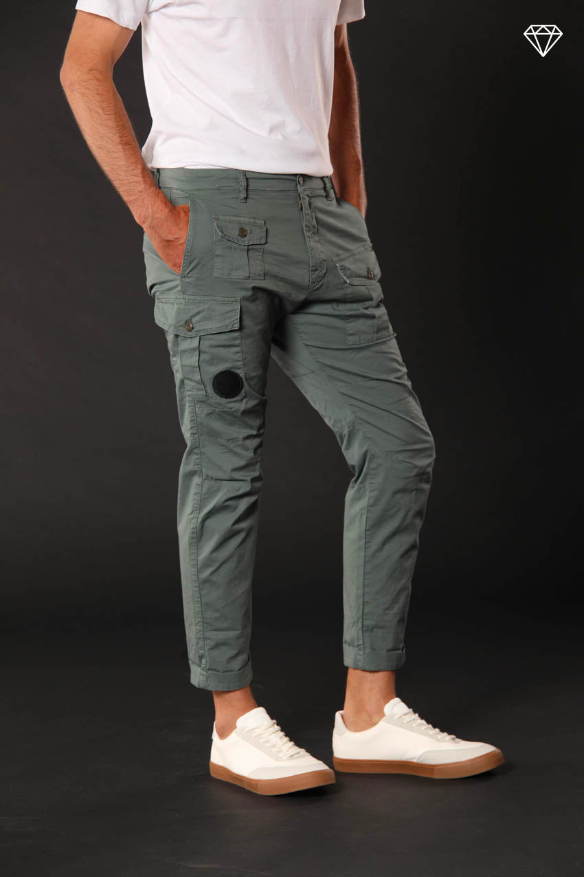 George Coolpocket Herren Cargo Hose aus leichtem Pima-Baumwoll-Stretch LTD Carrot Fit ①