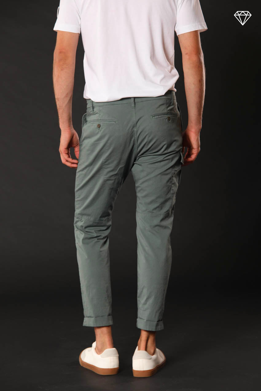 George Coolpocket Herren Cargo Hose aus leichtem Pima-Baumwoll-Stretch LTD Carrot Fit ①