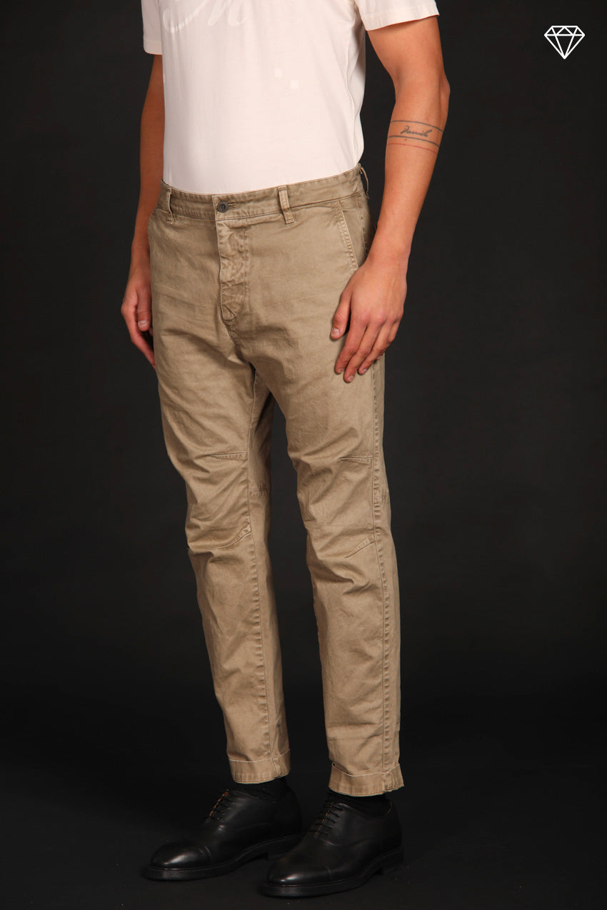 John Coolchinos men's chino pants in gabardine Logo Limited Edition carrot fit ①