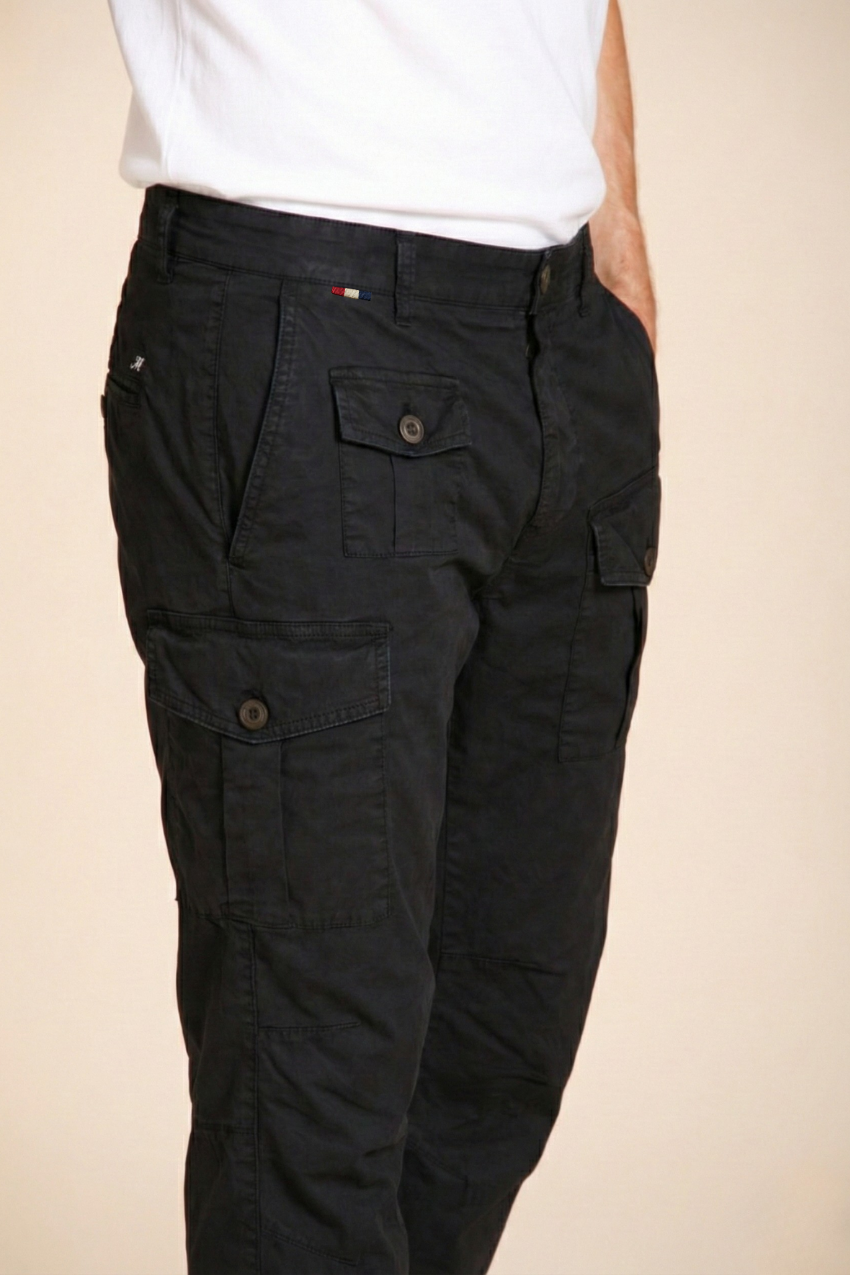 George Coolpocket Hose Cargo Herren aus leichtem Stretch Twill Logo Edition carrot fit ①