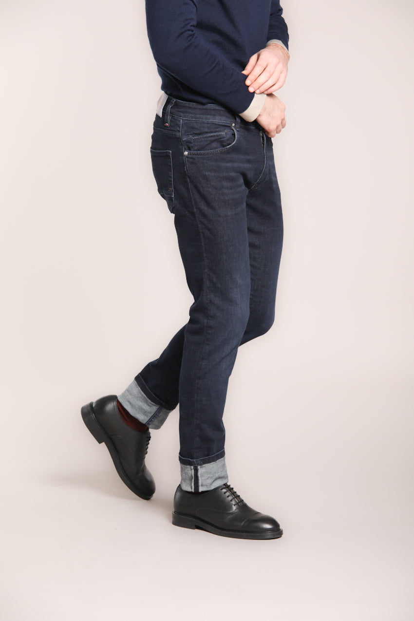 Foto 3 Harris pantalone 5 tasche uomo in denim stretch slim fit