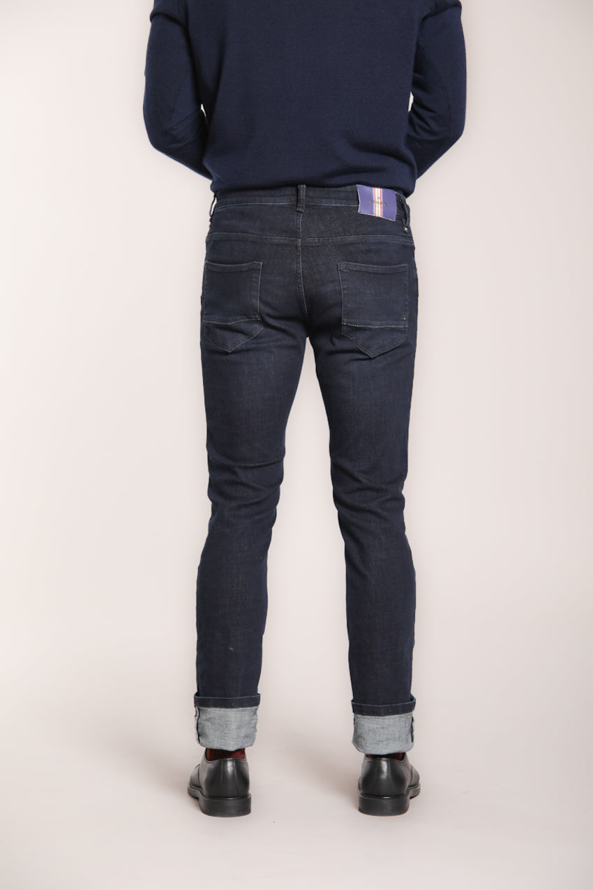 Foto 4 Harris pantalone 5 tasche uomo in denim stretch slim fit