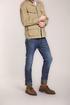 Foto 3 Harris pantalone 5 tasche uomo in denim stretch slim fit