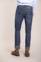Foto 4 Harris pantalone 5 tasche uomo in denim stretch slim fit