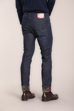 Foto 7 Harris pantalone 5 tasche uomo in denim stretch slim fit