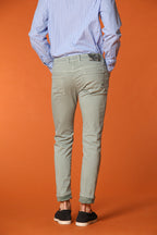 Harris 5-Pocket men's pants in gabardine with camouflage pattern and slim fit