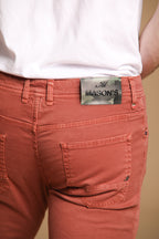 Harris 5-Pocket men's pants in gabardine with camouflage pattern and slim fit