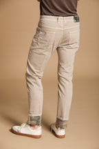 Harris 5-Taschen Herrenjeans in Gabardine mit Camouflage-Muster Slim Fit