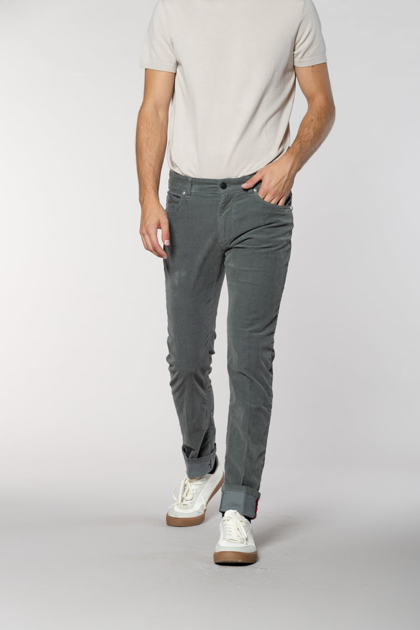 Harris Herren-5-Taschen-Hose aus 1000-Rippen-Samt slim fit