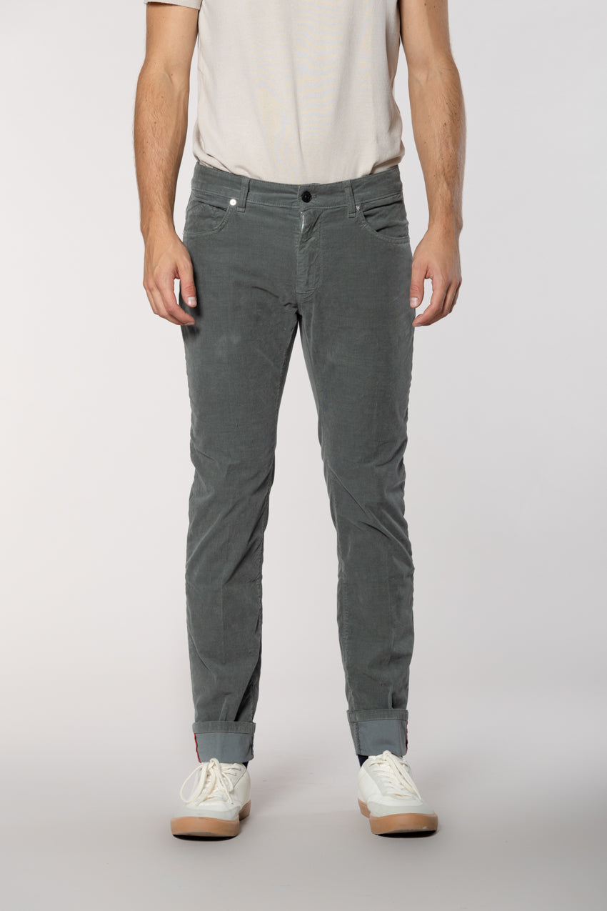 Harris pantalón 5 bolsillos de hombre en pana de 1000 líneas slim fit