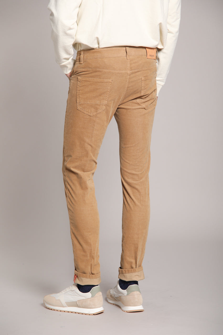 Foto 4 Harris pantalone 5 tasche uomo in velluto 1000 righe slim fit