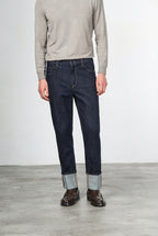 Harris 5-Pocket-Hose für Herren aus Stretch-Techno-Denim Carrot Fit