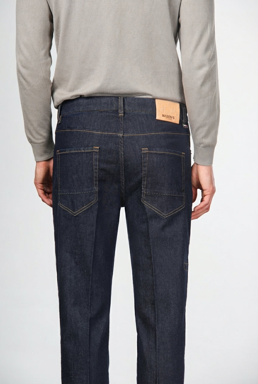 Harris 5-Pocket-Hose für Herren aus Stretch-Techno-Denim Carrot Fit